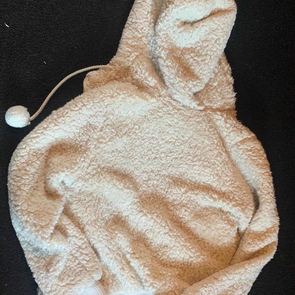 Fuzzy Zip Up Hoodie Sweater